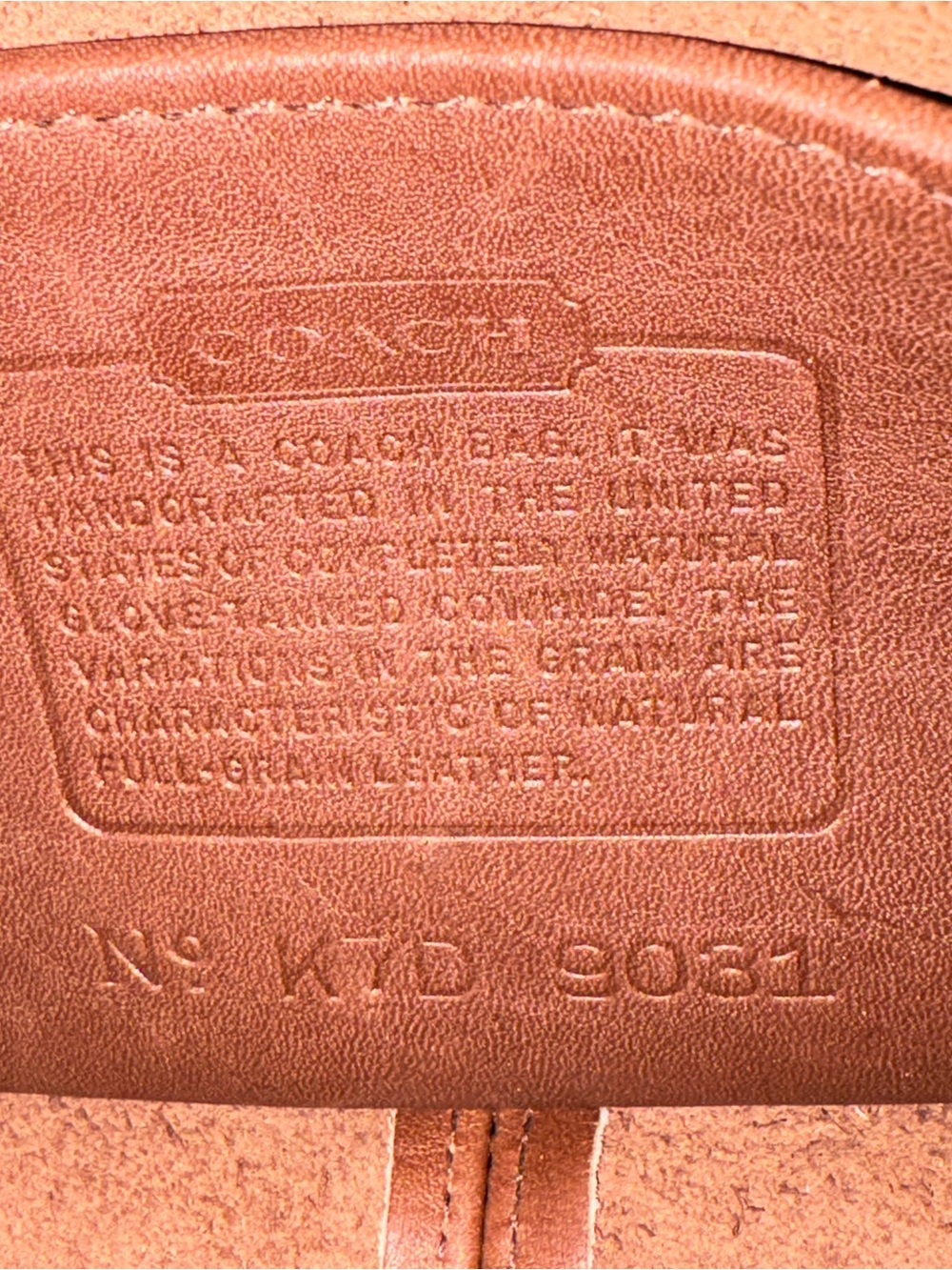 1997 Vintage Coach Wendie Zip (9031) - Picture 2 of 16